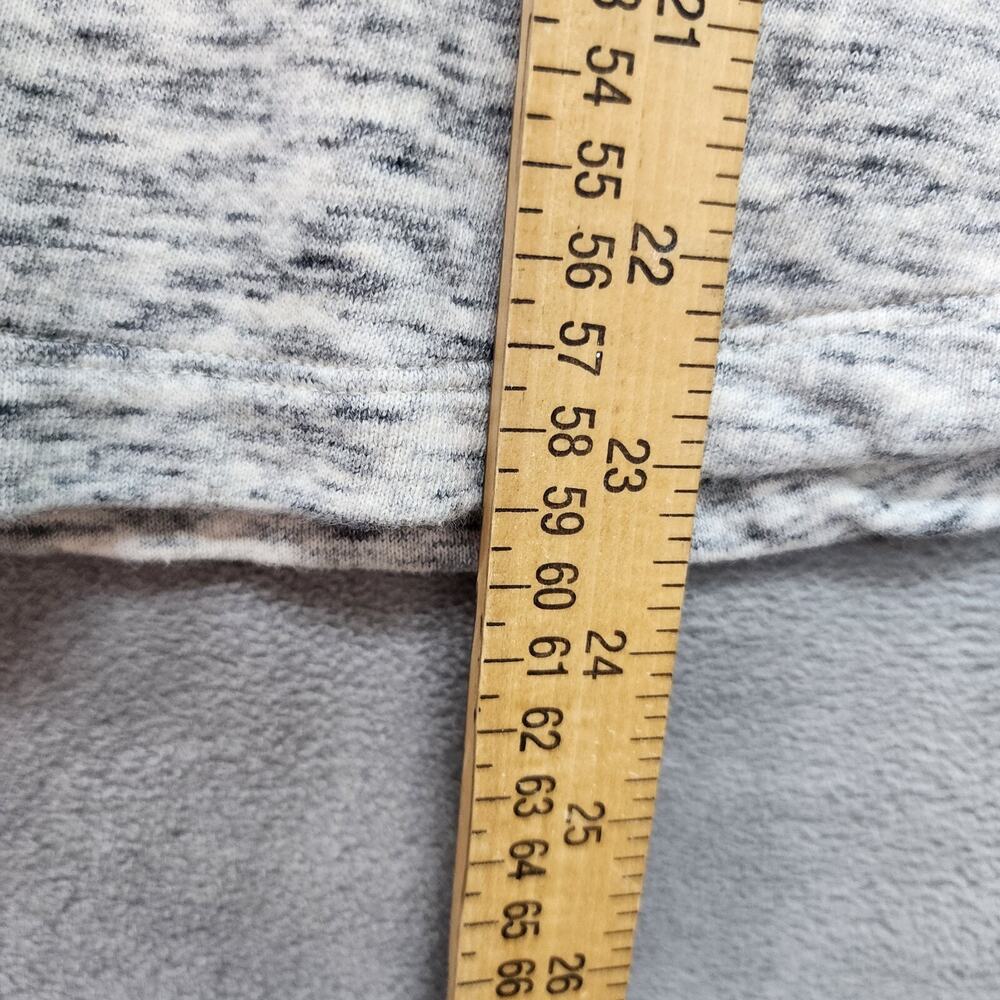 Pure Jill Sweatshirt MEDIUM Light Gray Cowl Neck Cotton Soft Touch Pockets - Picture 15 of 15